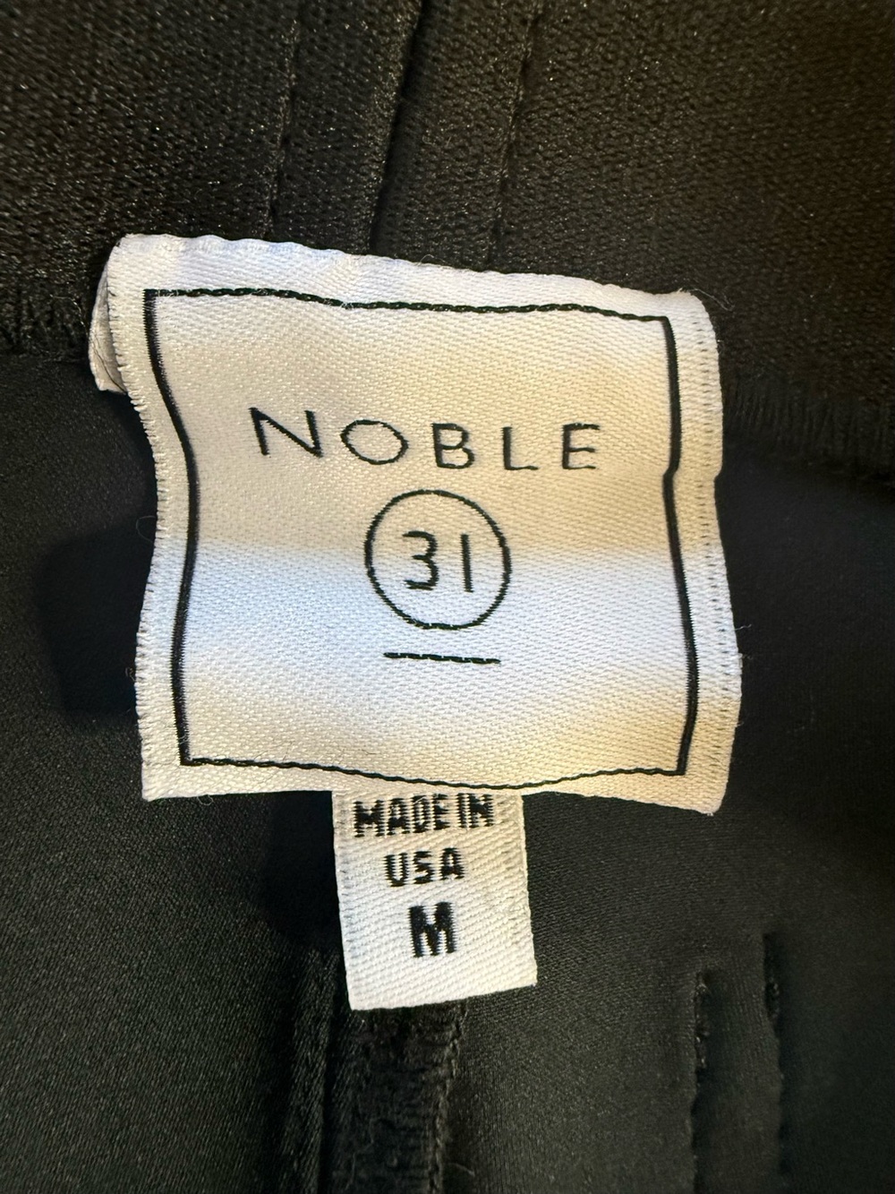 Noble 31 Black Neoprene Flare Leg Pants Pull-On Med - Picture 7 of 7